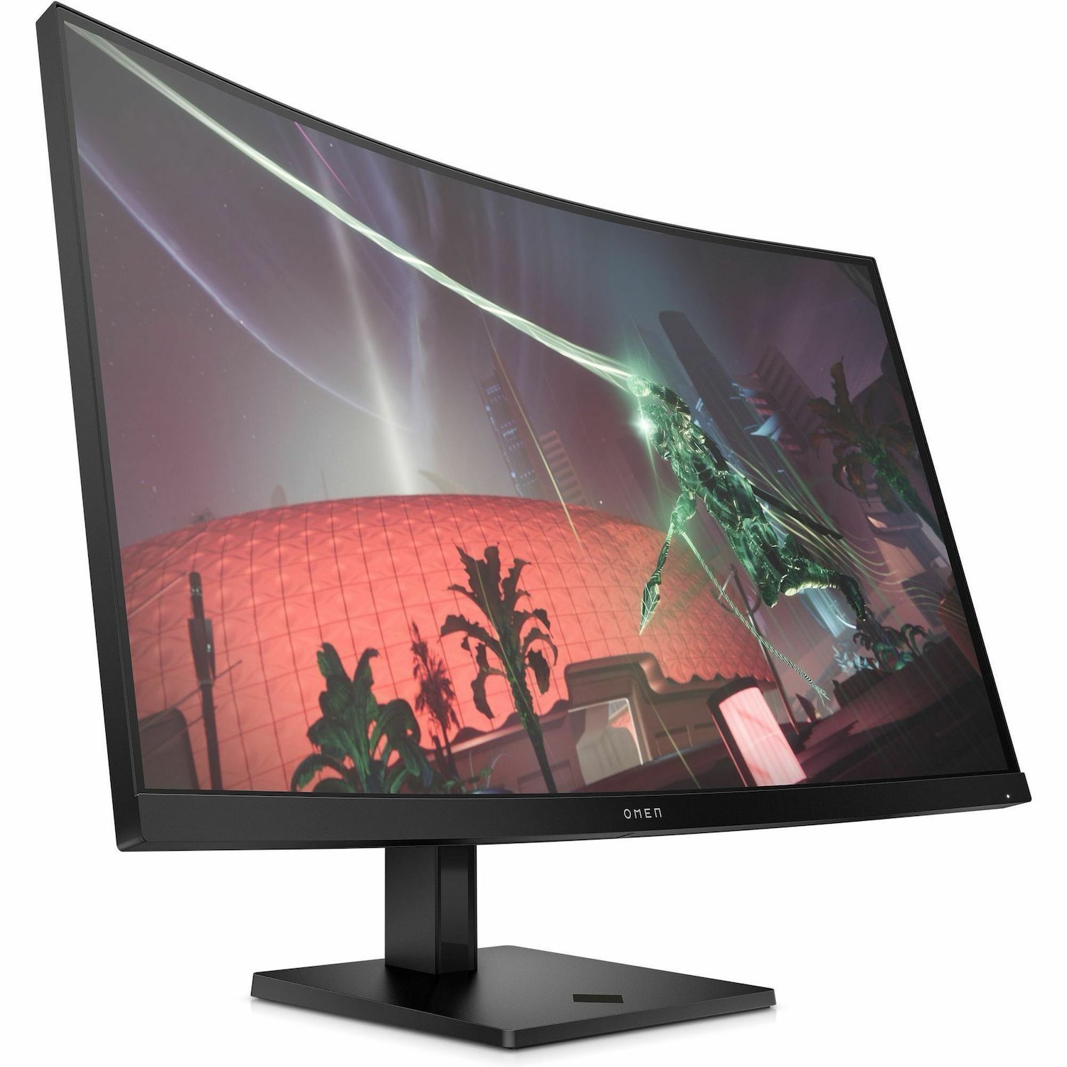 OMEN 32c 32" Class WQHD Curved Screen Gaming LED Monitor - 16:9 - Black