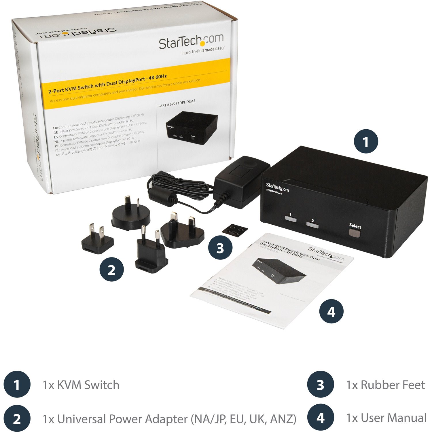 StarTech.com KVM Switchbox - TAA Compliant