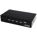 StarTech.com HDMI Splitter 1 In 4 Out - 1080p - 4 Port -Mounting Brackets - 1.3 Audio - HDMI Multi Port - HDMI Audio Splitter