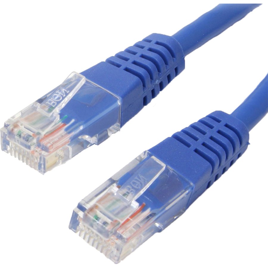 4XEM 3FT Cat6 Molded RJ45 UTP Ethernet Patch Cable (Blue)