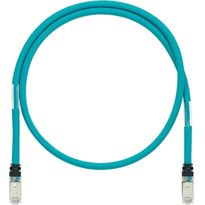 IndustrialNet Industrial Cat 6A Shielded 600 V Patch Cord, 1m