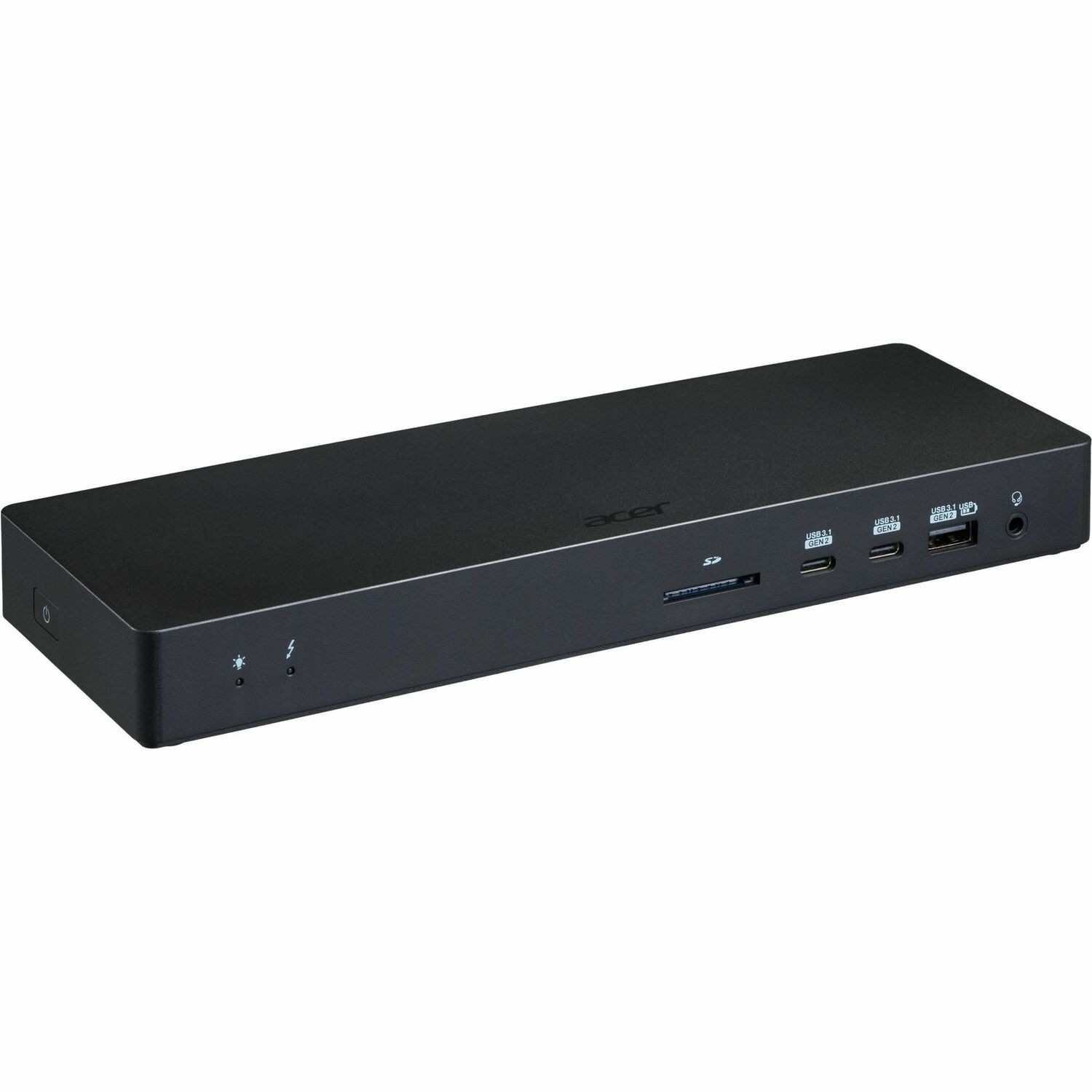 Acer ADK250 Thunderbolt 4 Docking Station for Monitor, Notebook - Charging Capability - Memory Card Reader - SD - 135 W - Black