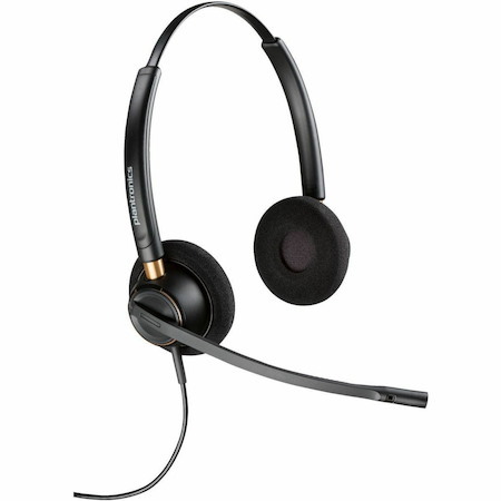 Poly EncorePro 520 with Quick Disconnect Binaural Headset TAA