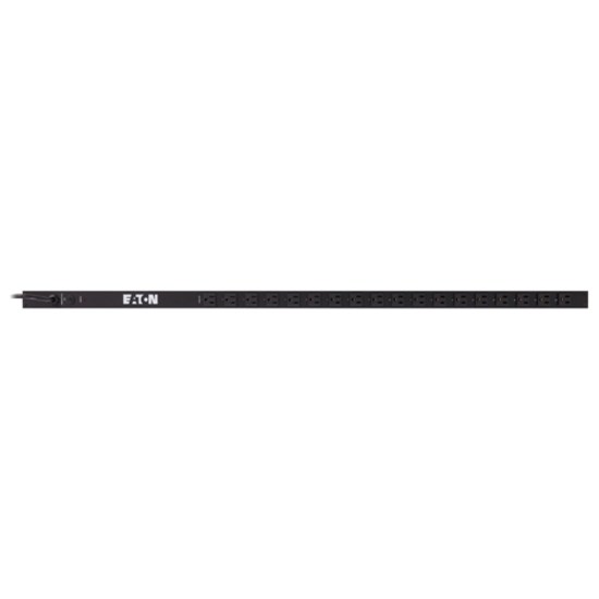 Eaton Basic rack PDU, 0U, 5-20P, L5-20P input, 1.92 kW max, 100-120V, 20A, 15 ft cord, Single-phase, Outlets: (18) 5-20R