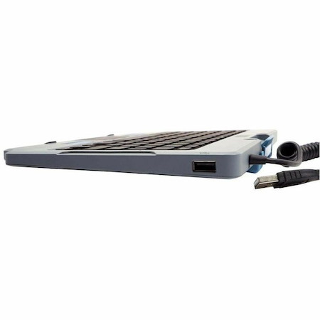 Gamber-Johnson Lite Rugged Keyboard - Cable Connectivity - USB Type A Interface - TouchPad - Spanish