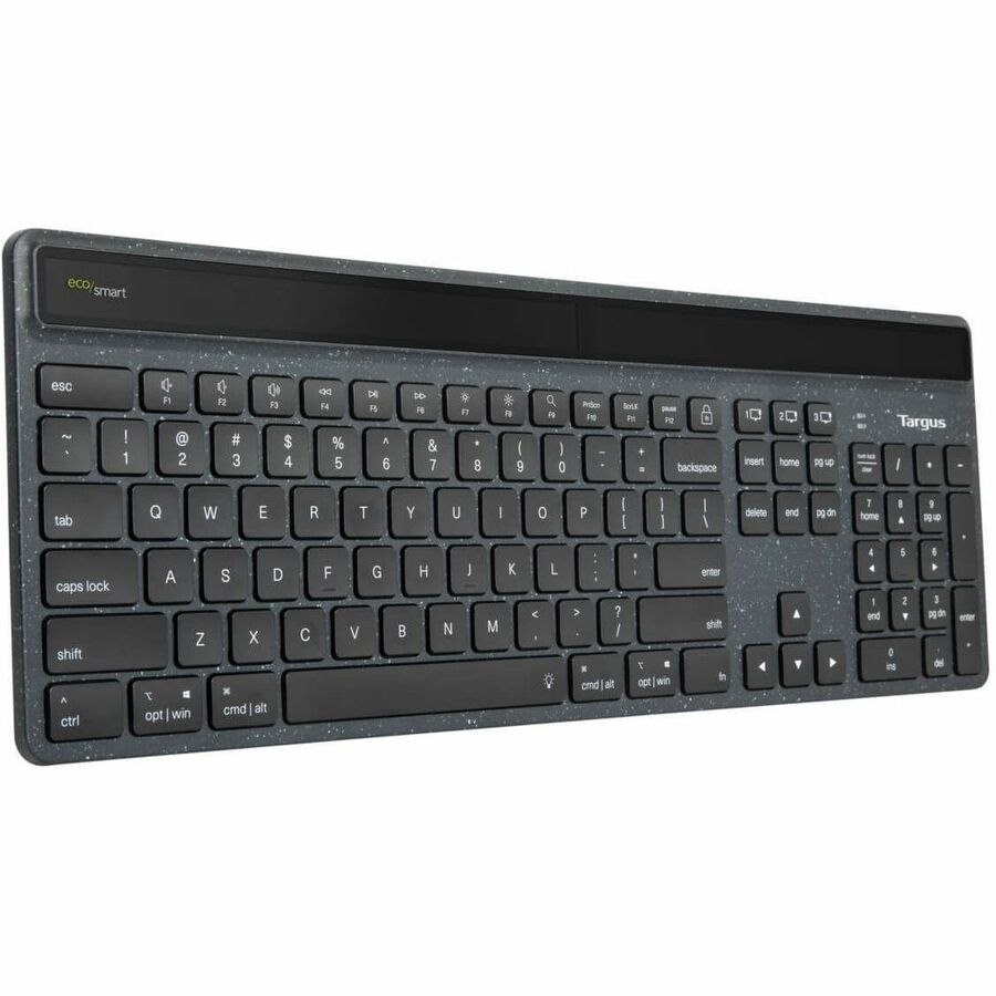 Targus EcoSmart AKB868DE Keyboard - Wireless Connectivity - German - Black