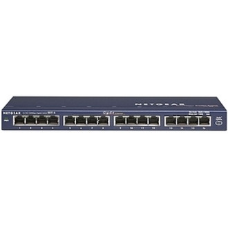 Netgear ProSafe GS116 16 Poorten Ethernetswitch - Gigabit Ethernet - 10/100/1000Base-T