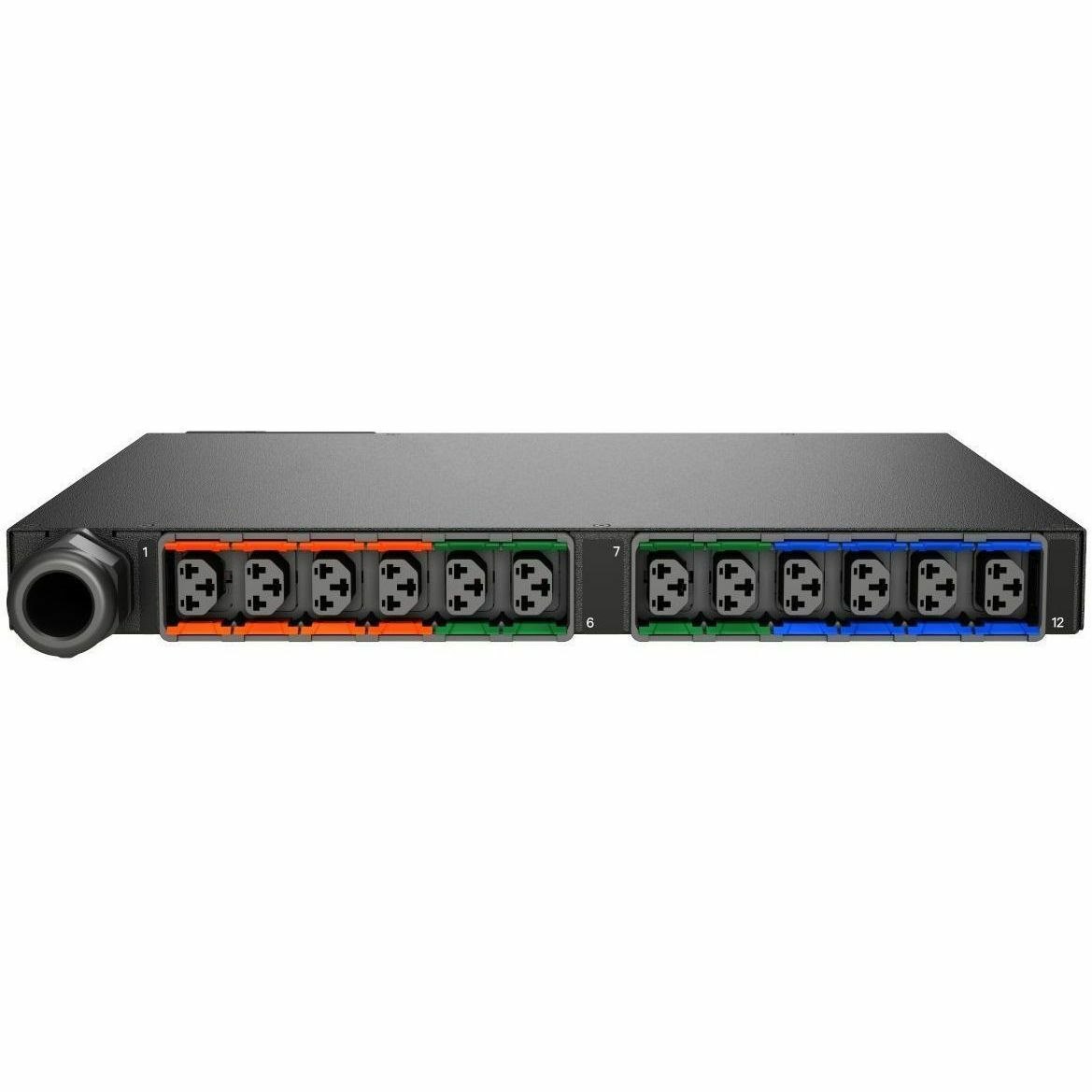 Vertiv Geist rPDU MNR5M1R6-12CF18-3TL15A0H10-S 12-Outlets PDU