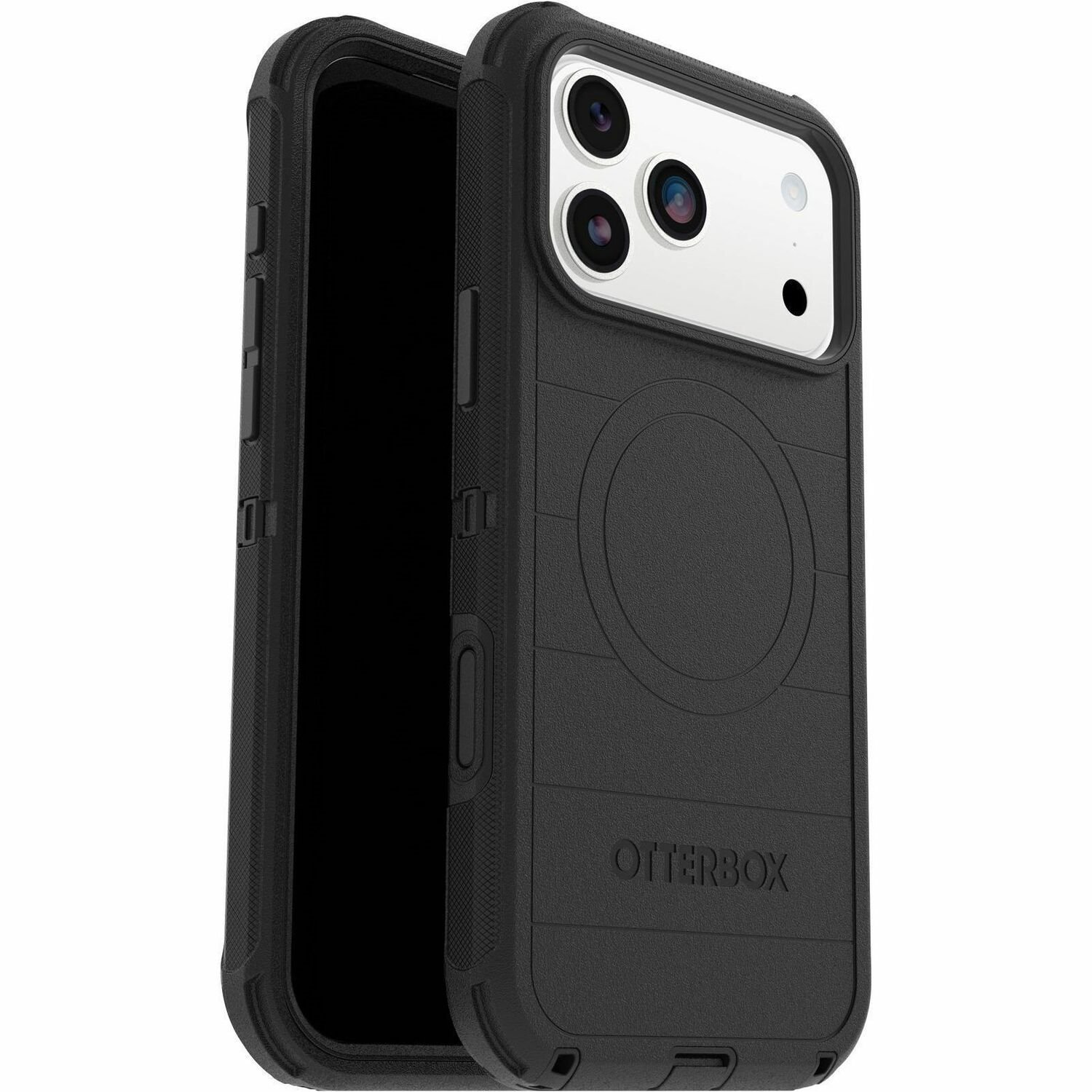 OtterBox Defender Series Pro Case for Apple iPhone 17 Pro Max Smartphone - Texturing Grip - Black - 1 Poly Bag