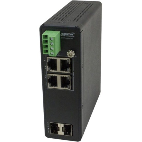 Transition Networks Unmanaged Hardened Gigabit Ethernet PoE+ Switch