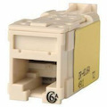 Ortronics Clarity High Density Jack (HDJ) CAT6A, T568A/B, Fog White