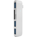 Satechi Type-C USB 3.0 3 in 1 Combo Hub (Silver)