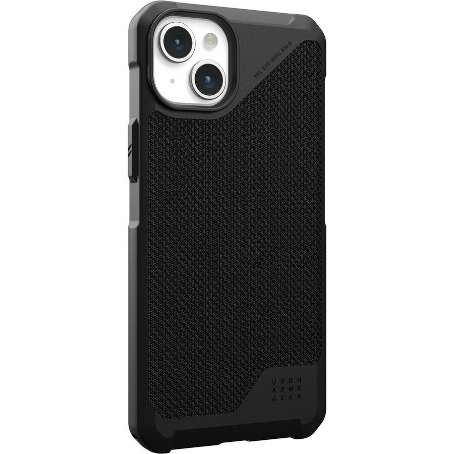Urban Armor Gear Metropolis LT iPhone 15 Plus Case - Kevlar Black