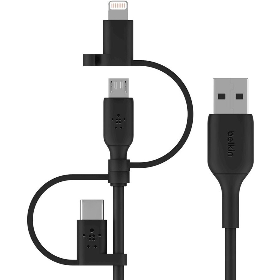 Belkin Universal Cable 15W (USB-A cable with USB-C, Micro-USB and Lightning connectors)