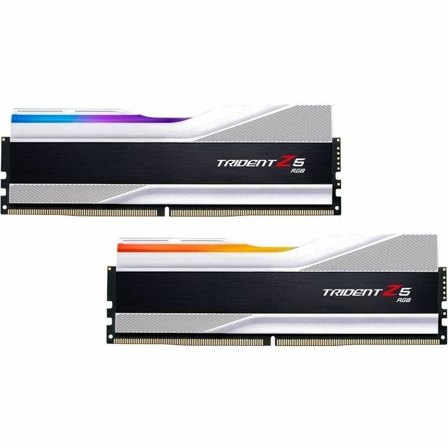 G.SKILL Trident Z5 RGB F5-6400J3239F48GX2-TZ5RS RAM Module for Motherboard, Desktop PC - 96 GB (2 x 48GB) - DDR5-6400/PC5-51200 DDR5 SDRAM - 6400 MHz - CL32 - 1.35 V