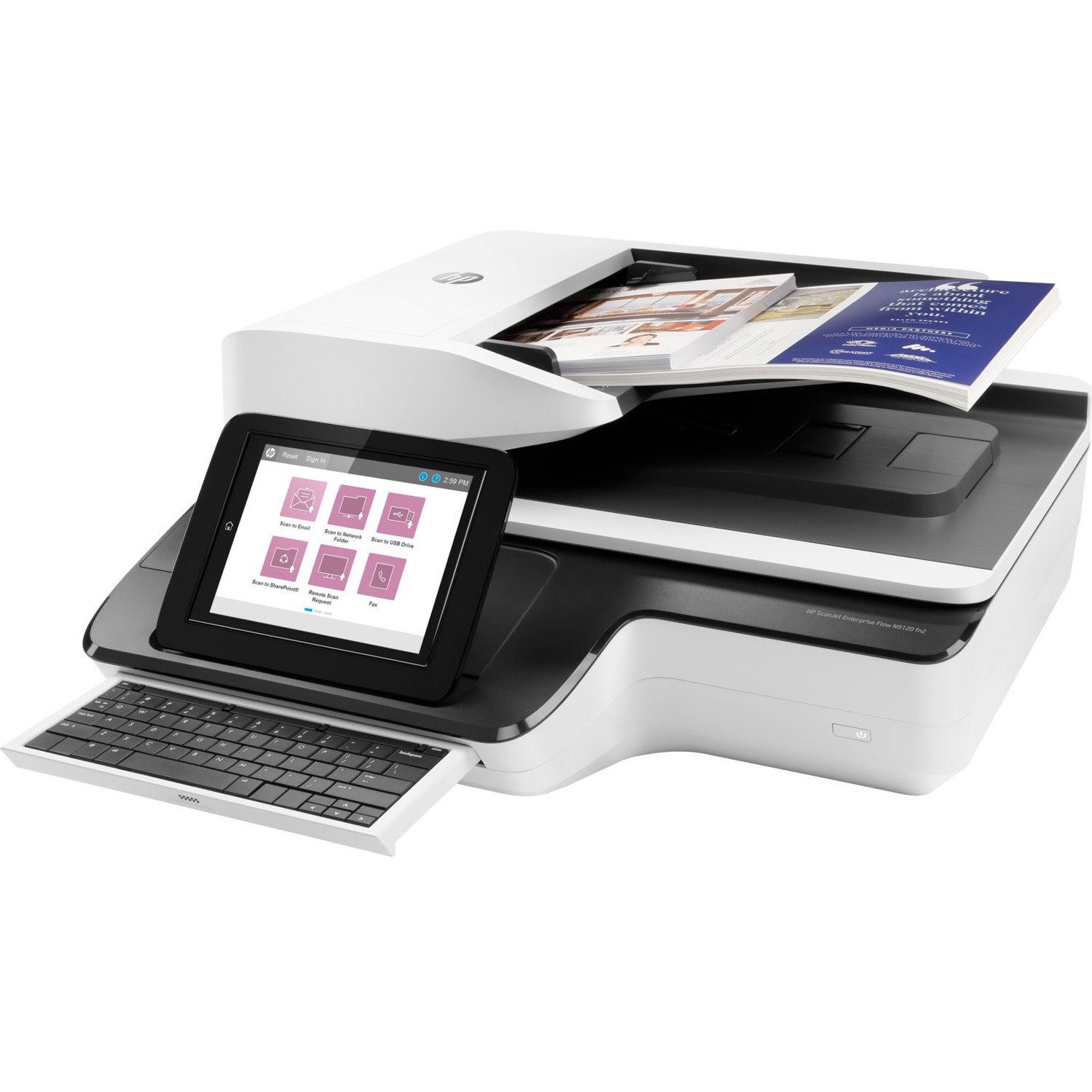 HP Scanjet N9120 Sheetfed Scanner - 600 dpi Optical