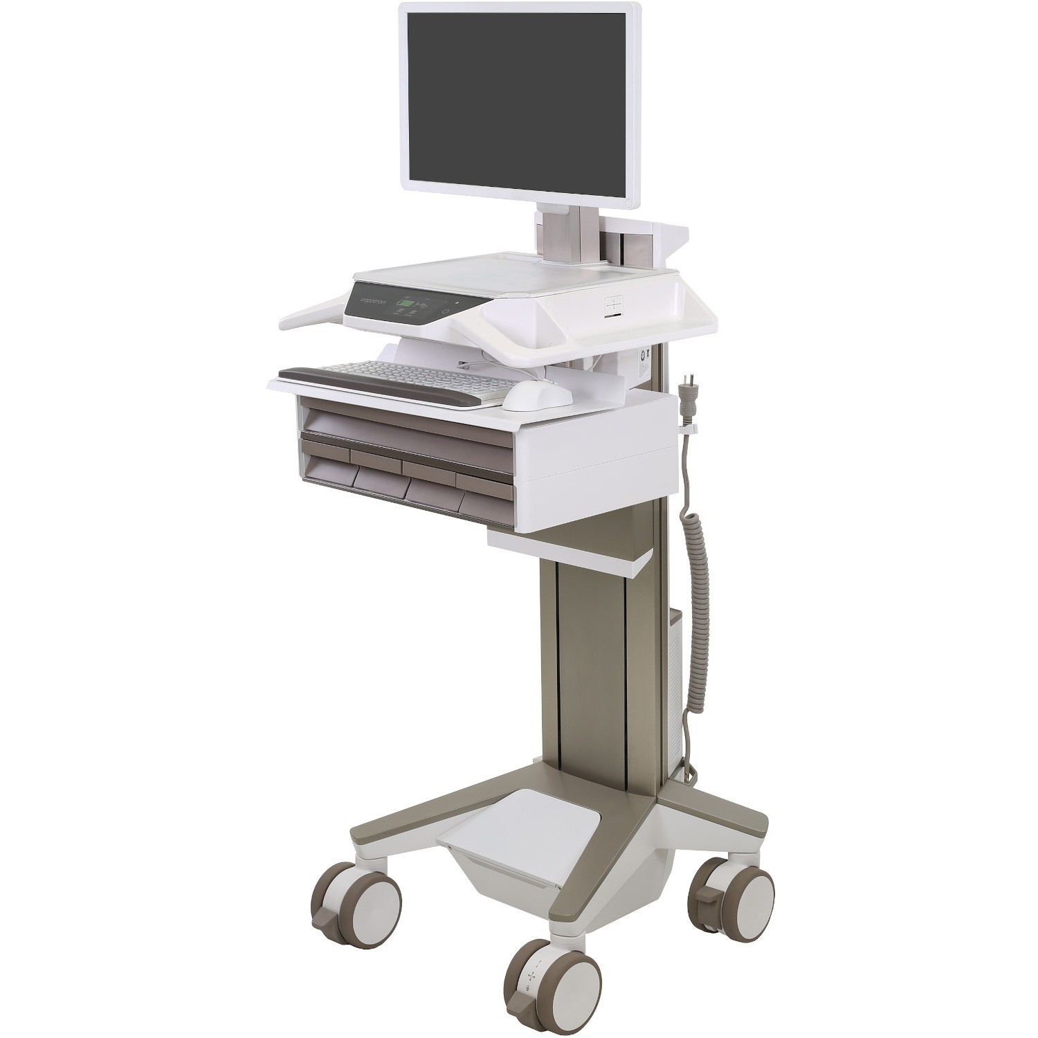 Ergotron CareFit Pro Electric Lift Cart LiFe PW