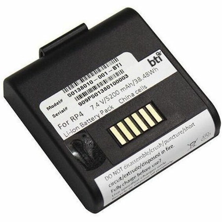 BTI 50138010-001-BTI 7.4V 5200MAH 38.48WH Li-ION SCANNER BATTERY FOR HONEYWELL