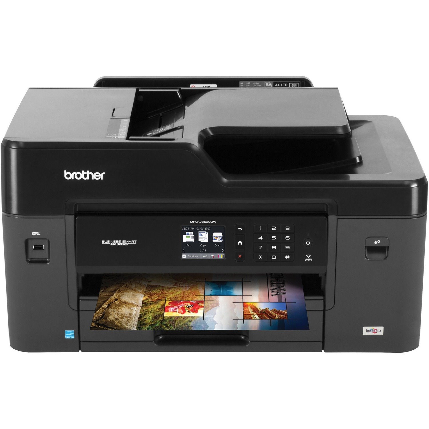 Brother Business Smart MFC-J6530DW Wireless Inkjet Multifunction Printer - Colour