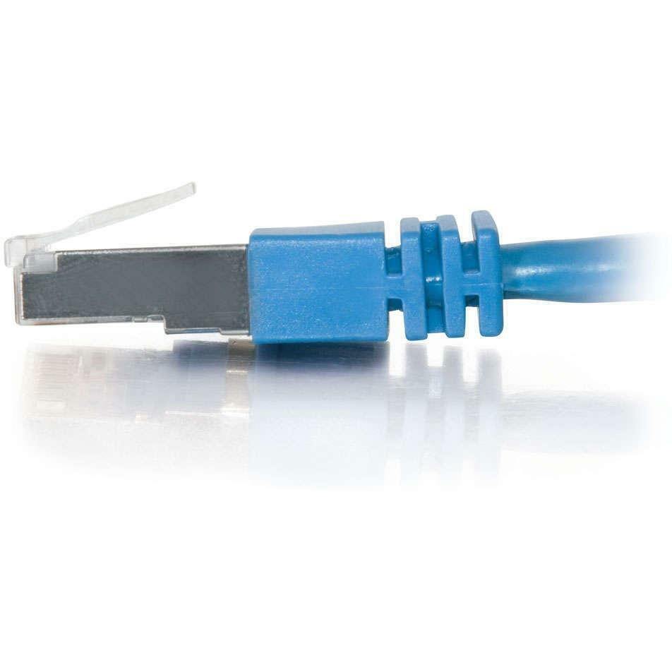 C2G-75ft Cat5e Molded Shielded (STP) Network Patch Cable - Blue