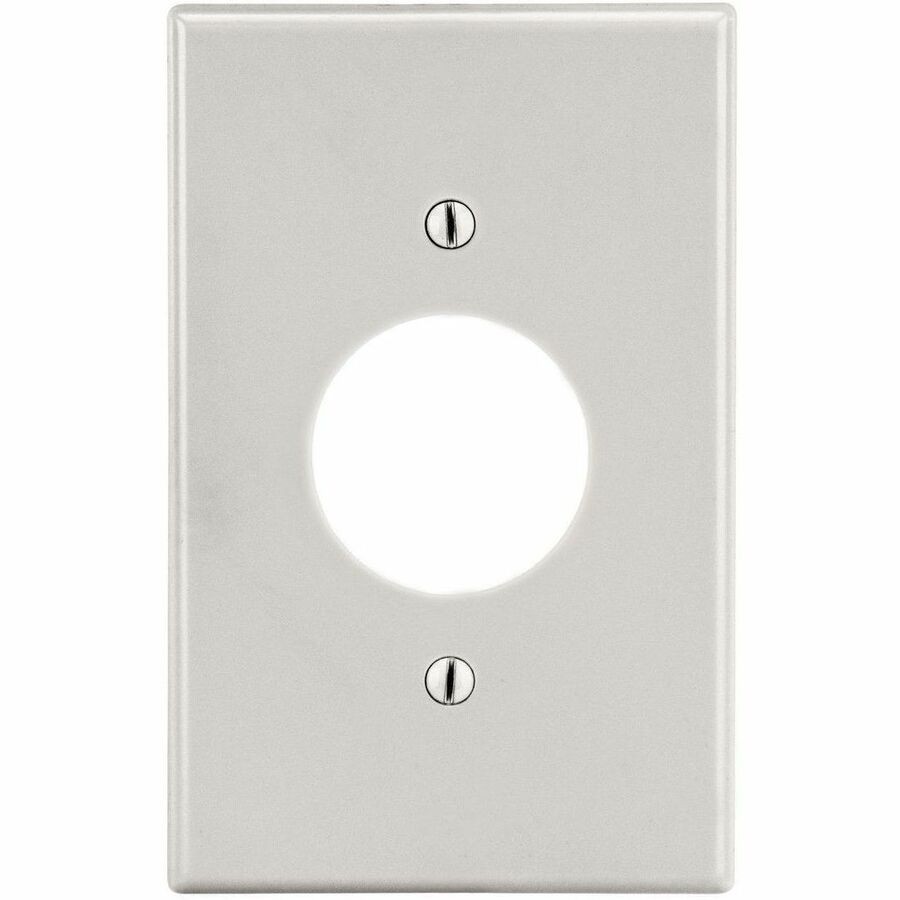 Bryant Wallplate, 1-Gang, 1.40" Opening, Light Almond