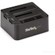 StarTech.com Dual-Bay USB 10Gbps to SATA Hard Drive Docking Station, 2.5/3.5" SATA I/II/III, SSD/HDD Dock, USB Hard Drive Bay, Top-Loading