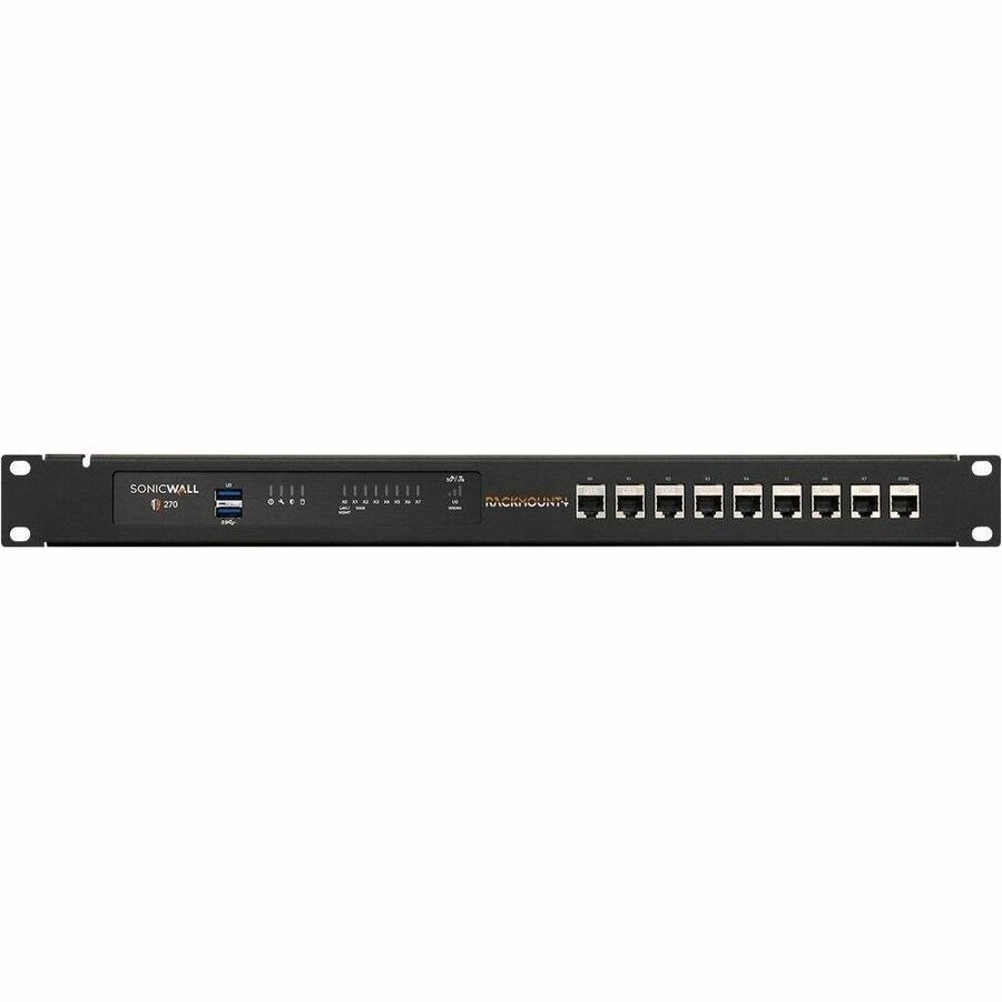 RACKMOUNT.IT 1U Monteerbaar in rek Bevestigingsset voor rek voor Firewall, Rek, Stroomvoorziening, Netwerkapparatuur - Gitzwart