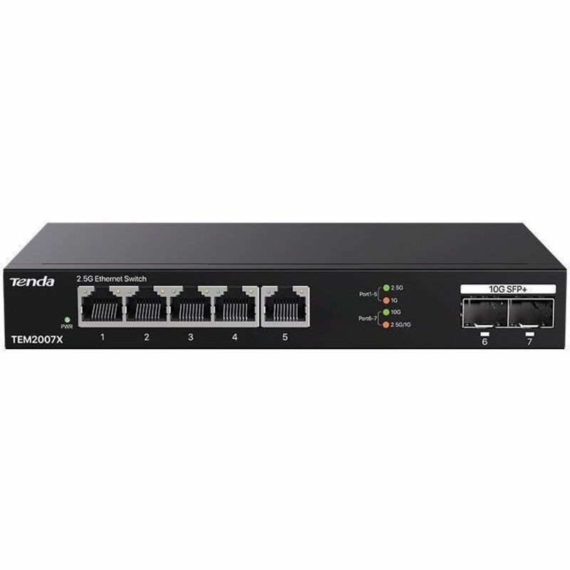 Tenda 5-Port 2.5G Switch 210G SFP