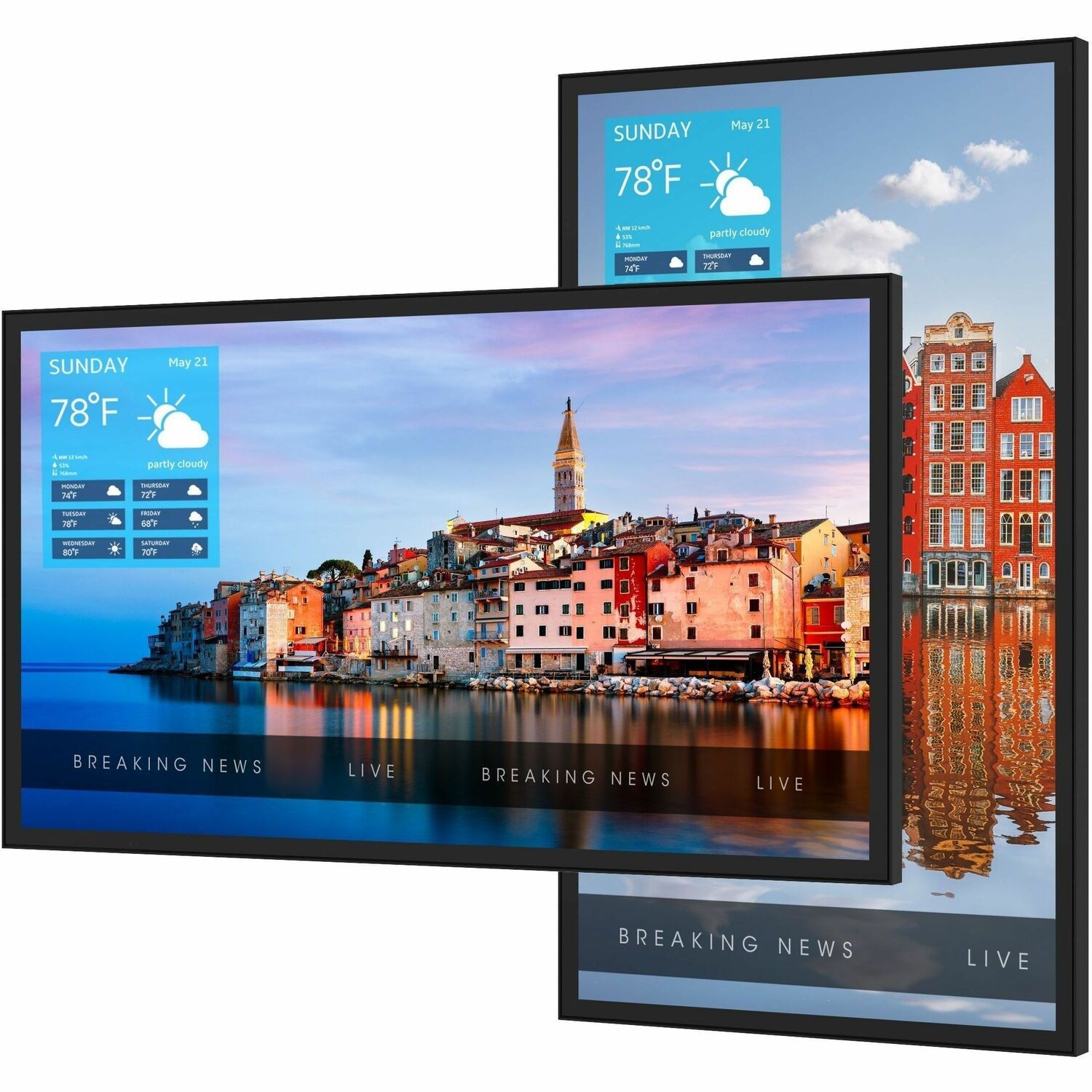 Peerless-AV&reg; Xtreme High Bright XHB555 54.6" LED-LCD TV - HDTV - Black