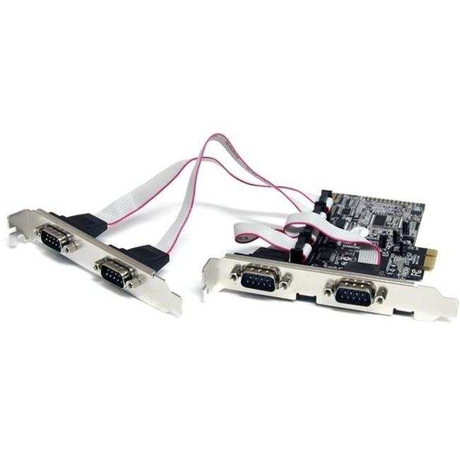 StarTech.com Serial Adapter with 16550, 16C450 UART - Dual-profile Plug-in Card - 1