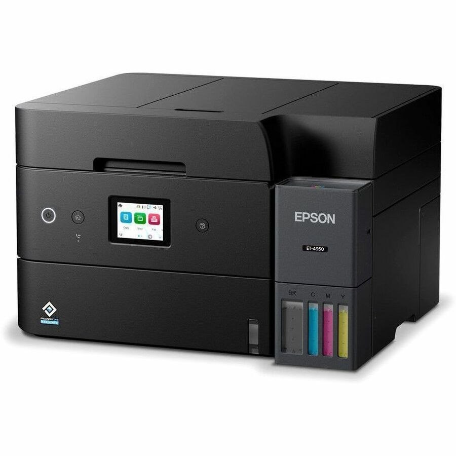 Epson ET-4950 Wired & Wireless EcoTank Inkjet Multifunction Printer - Color - Black