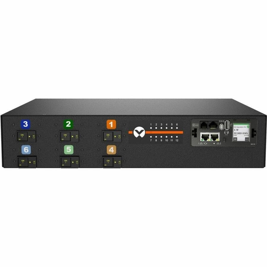 Vertiv Geist rPDU MNS5MDR6-12CF18-6PS15B0H10-S 12-Outlets PDU