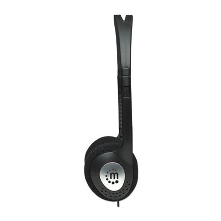 Manhattan Lightweight Stereo Headphones with Cushioned Earpads