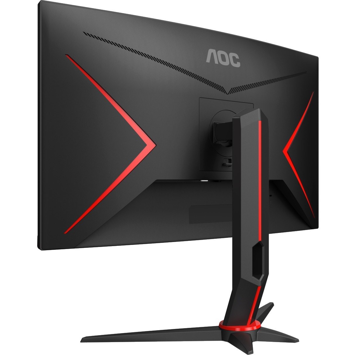 AOC C27G2ZU 27" Class Full HD Curved Screen Gaming LCD Monitor - 16:9 - Black Red