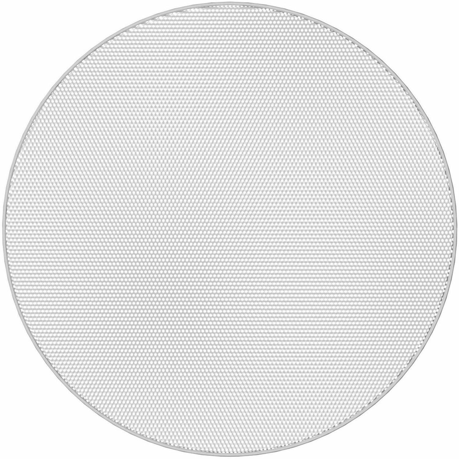 Atlasied 6.5" Coaxial In-Ceiling Speaker With 32-Watt 70V/100V Transformer, Ported Enclosure, Safety First Mounting System And Round White Edgeless Grille