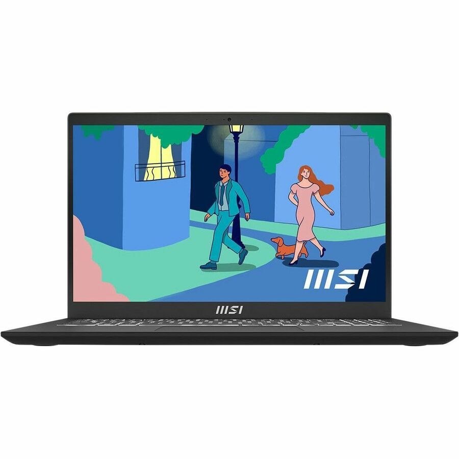 MSI Modern 15 B12M Modern 15 B12MO-854AU 15.6" Notebook - Full HD - Intel Core i5 12th Gen i5-1235U - 16 GB - 1 TB SSD - Classic Black