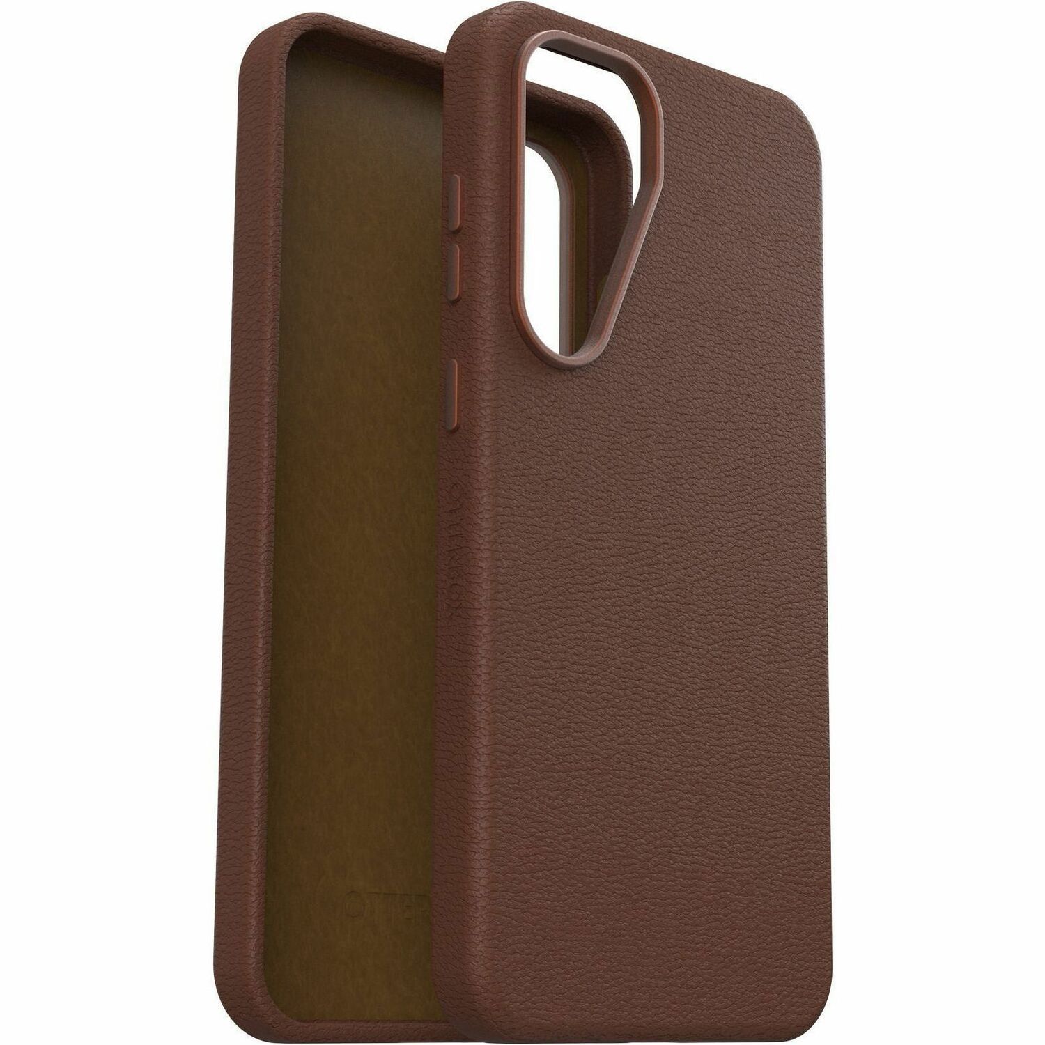 OtterBox Symmetry Case for Samsung Galaxy S25+ Smartphone - Rich Adobe (Brown)