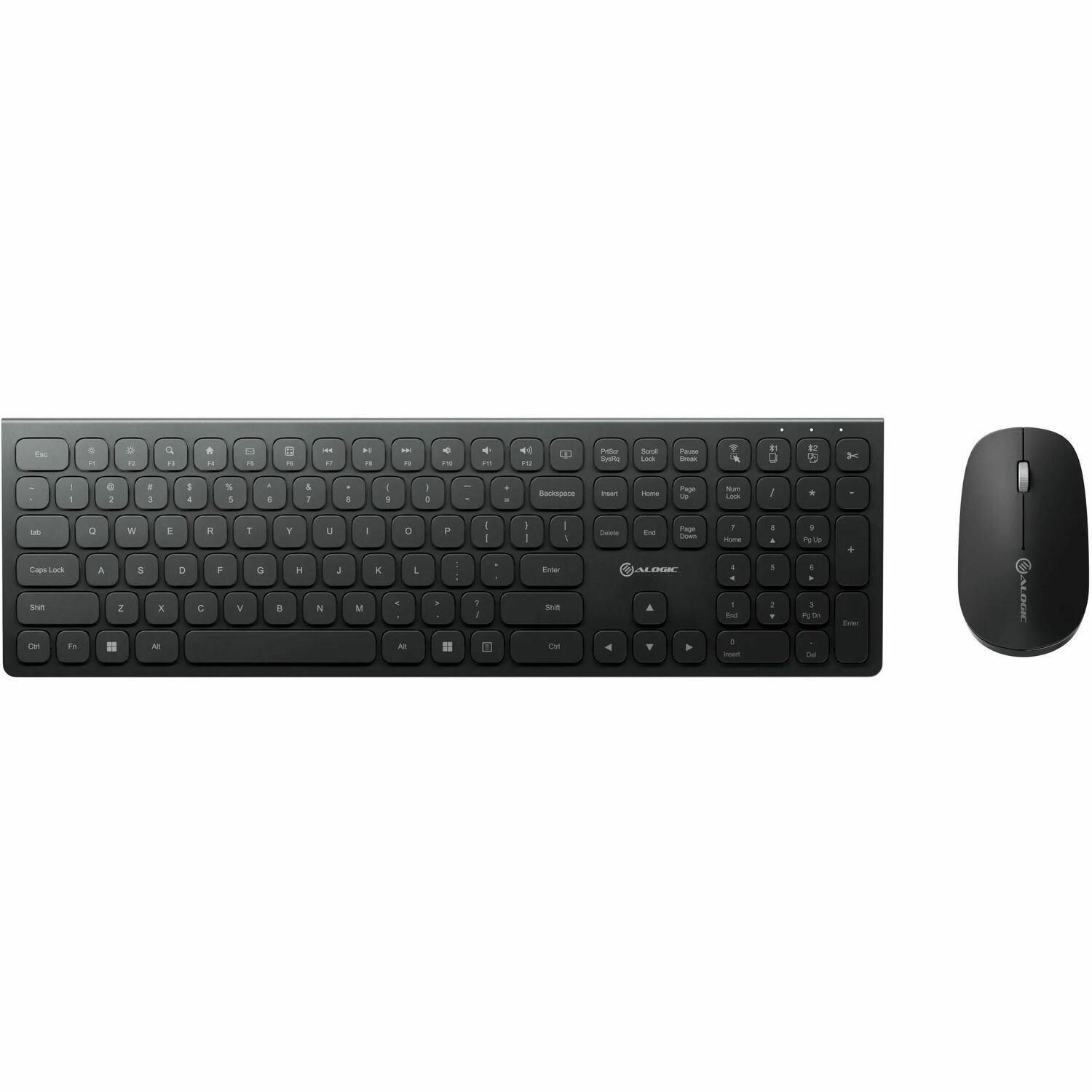 Alogic Echelon USB-C Rechargeable Wireless Mouse and Keyboard for Windows