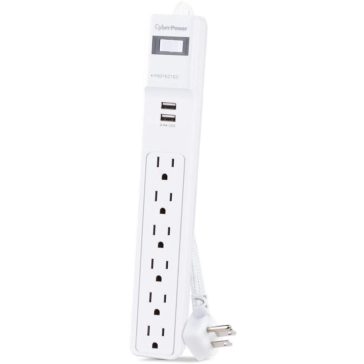 CyberPower Home Office P606URC2 6-Outlet Surge Suppressor/Protector