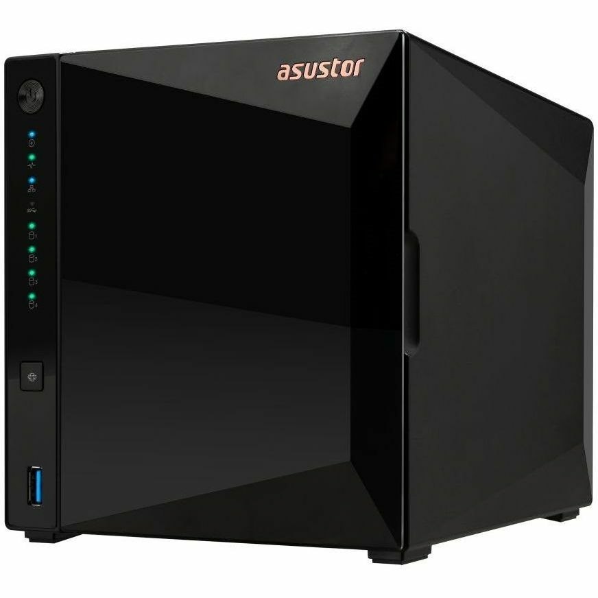 Asustor 4-Bay Nas(No Disk),Realtek RTD1619B 1.7GHz, 2GB, 2.5G Lan(1), Usb(3), TWR, 3YR