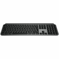 Logitech MX Keys S Keyboard - Wireless Connectivity - USB Interface - English (UK) - QWERTY Layout - Space Gray