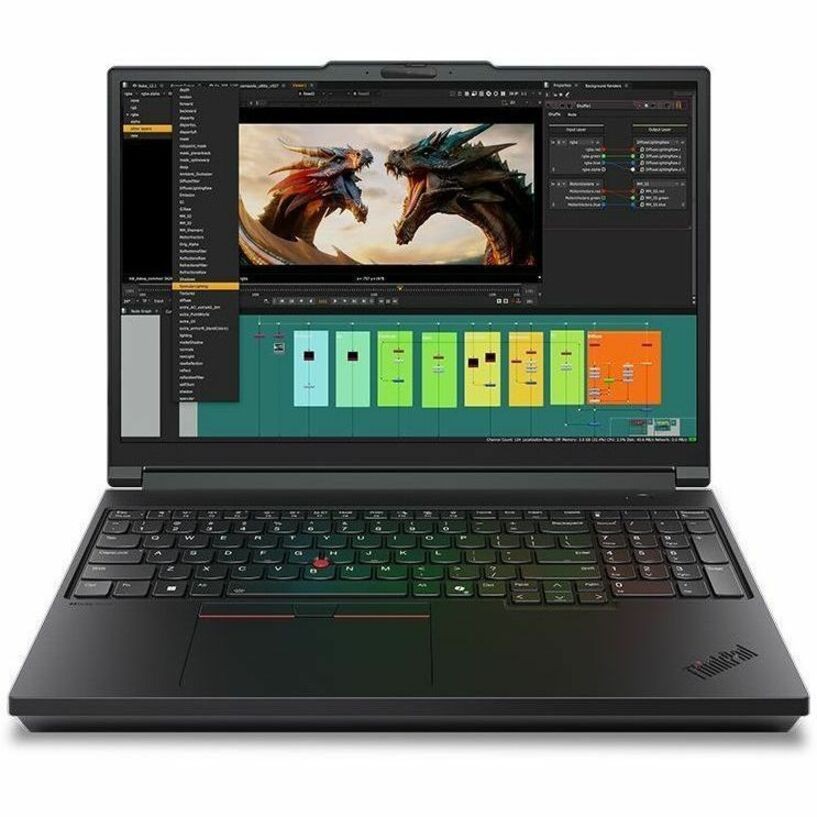 Lenovo ThinkPad T16g Gen 3 21V5002AMH 40,6 cm (16") Notebook - WUXGA - 60 Hz - Intel Core Ultra 9 275HX - 32 GB - 1 TB SSD - Engels (Euro) toetsenbord - Zwart