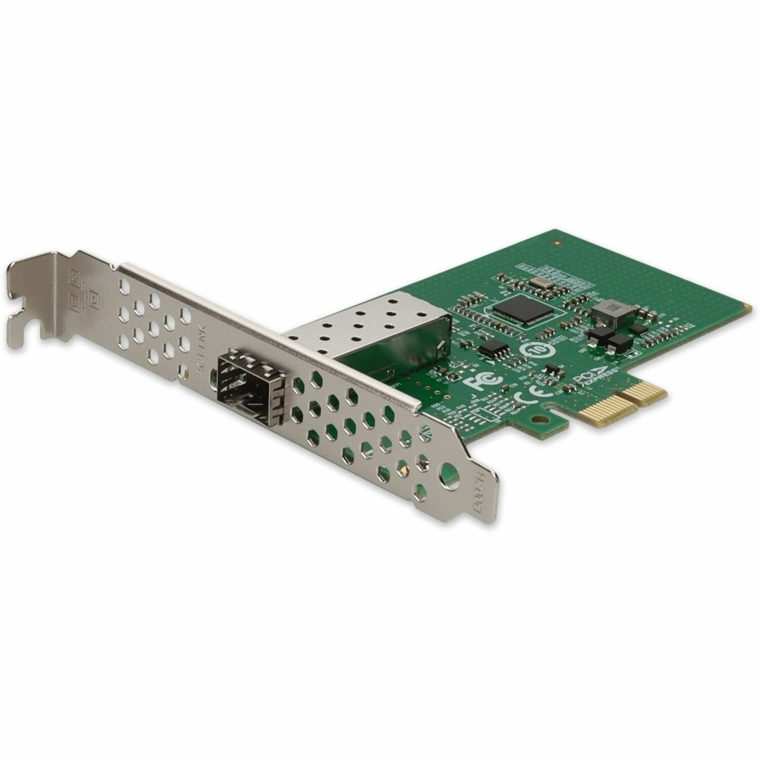 AddOn 1Gbs Single Open SFP Port PCIe 2.0 x1 Network Interface Card with Wake on Lan