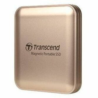 Transcend ESD420 1 TB Portable Solid State Drive - 2.5" External - Champagne Gold