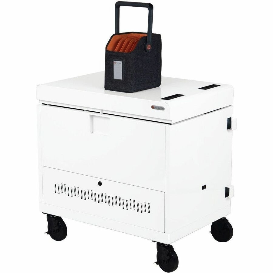 Bretford CUBE Toploader Cart with Caddies 30 Bay Charging Cart