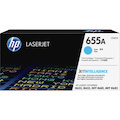 HP 655A Original Laser Toner Cartridge - Cyan - 1 Pack