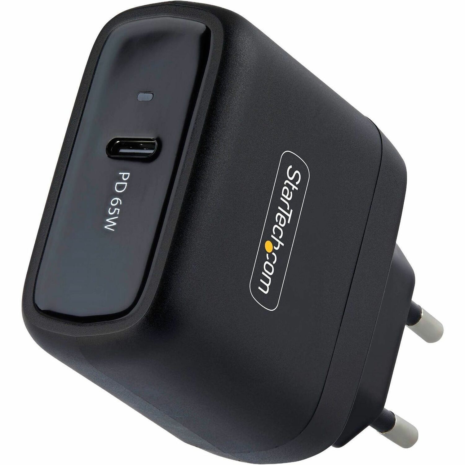 StarTech.com 65W USB-C Laptoplader, Compacte GaN Oplader voor Dell, XPS, HP ProBook, MacBook Pro, Microsoft Surface Pro, Zwart