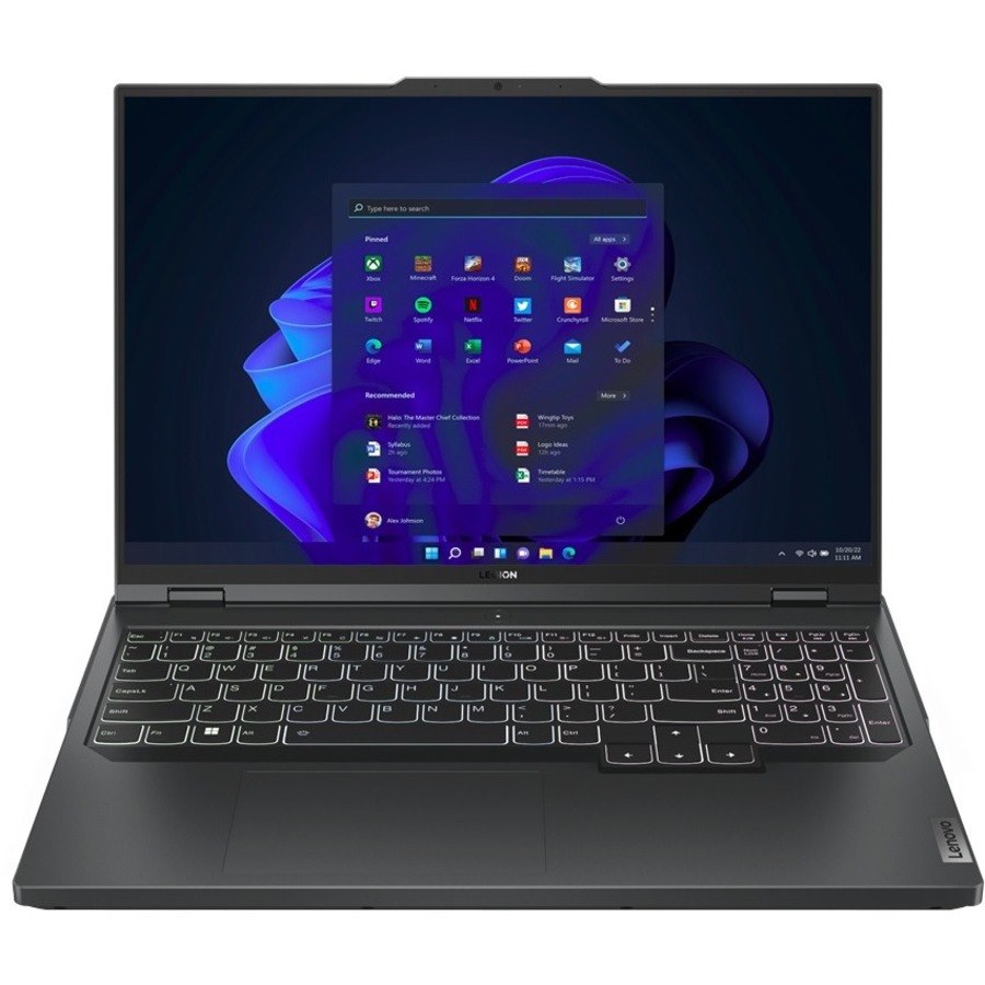 Lenovo Legion Pro 5 16IRX8 82WK000BUS 16" Gaming Notebook - WQXGA - Intel Core i7 13th Gen i7-13700HX - 16 GB - 1 TB SSD - English (US) Keyboard - Onyx Gray