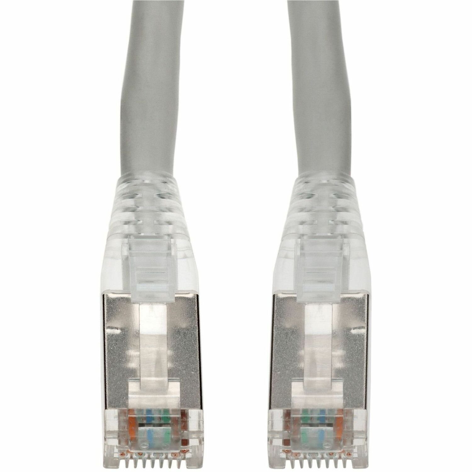 AddOn 70ft Gray CAT 6 Shielded PVC Ethernet Cable Snagless Easy Clear Boot RJ-45 M/M