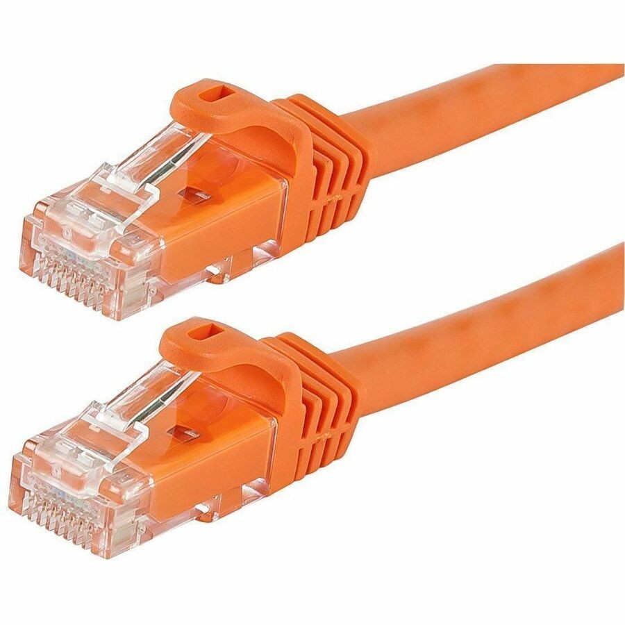 Monoprice Flexboot Cat6 24Awg Cable_ 14FT Orange